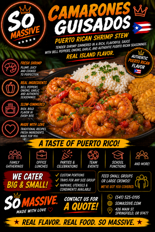 Camarones Guisados Puerto Rican shrimp stew